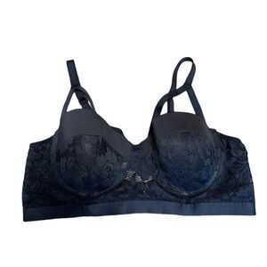 Fantasy Lingerie Black Lightly Lined Underwire Lace Bra